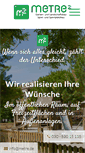 Mobile Screenshot of metre.de