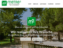 Tablet Screenshot of metre.de